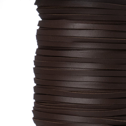 LACING DARK BROWN 5MM X 50MT