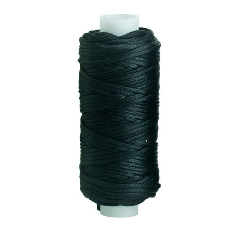 THREAD WAX BRAIDED 25YD BLACK