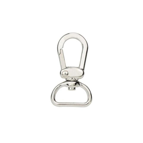 SNAP SWIVEL 20MM NICKEL PLATED /NF (PKT 2)