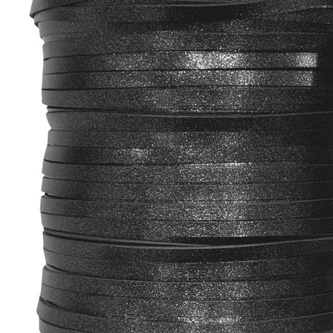 LACING BLACK SHIMMER 5MM X 50MT