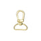 SNAP SWIVEL 25MM BRASS PLATED /NF (PKT 2)