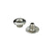 CHICAGO SCREW OPEN BACK 3MM NICKEL (PKT 10)