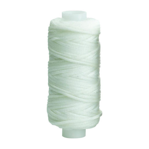 THREAD WAX BRAIDED 25YD WHITE